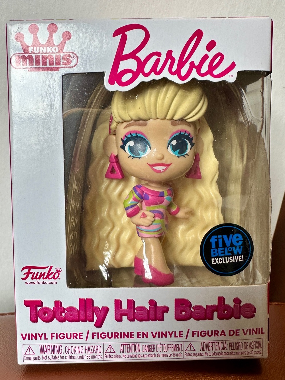 Funko Minis Totally Hair Barbie Vinyl Figure – Five Below Exclusive – NIB